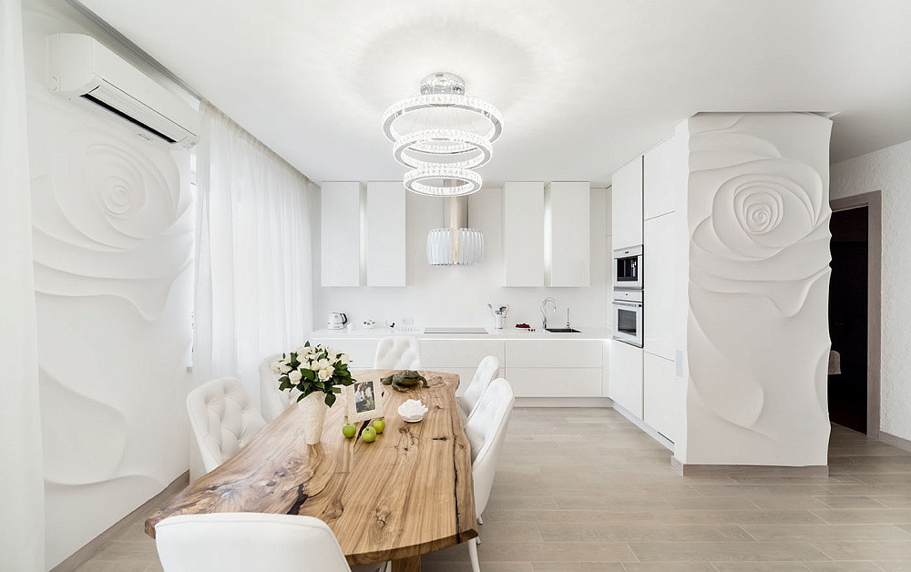 Кухня Фаворит 3 с фрезеровкой Роза