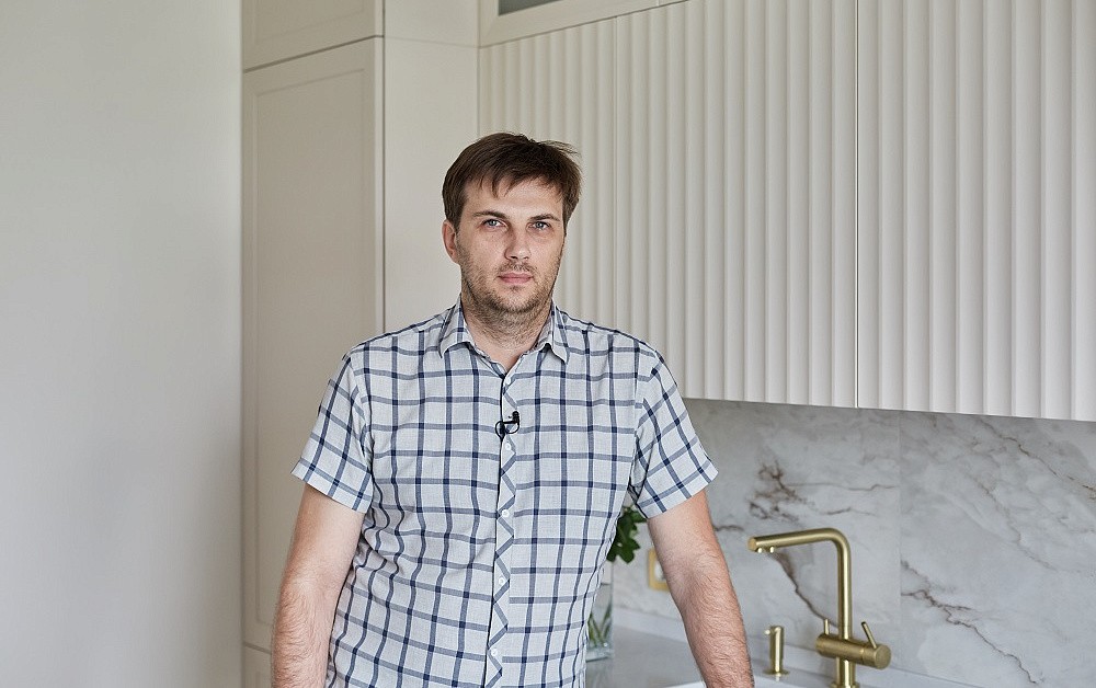 Лёгкая и функциональная кухня в стиле ар-деко