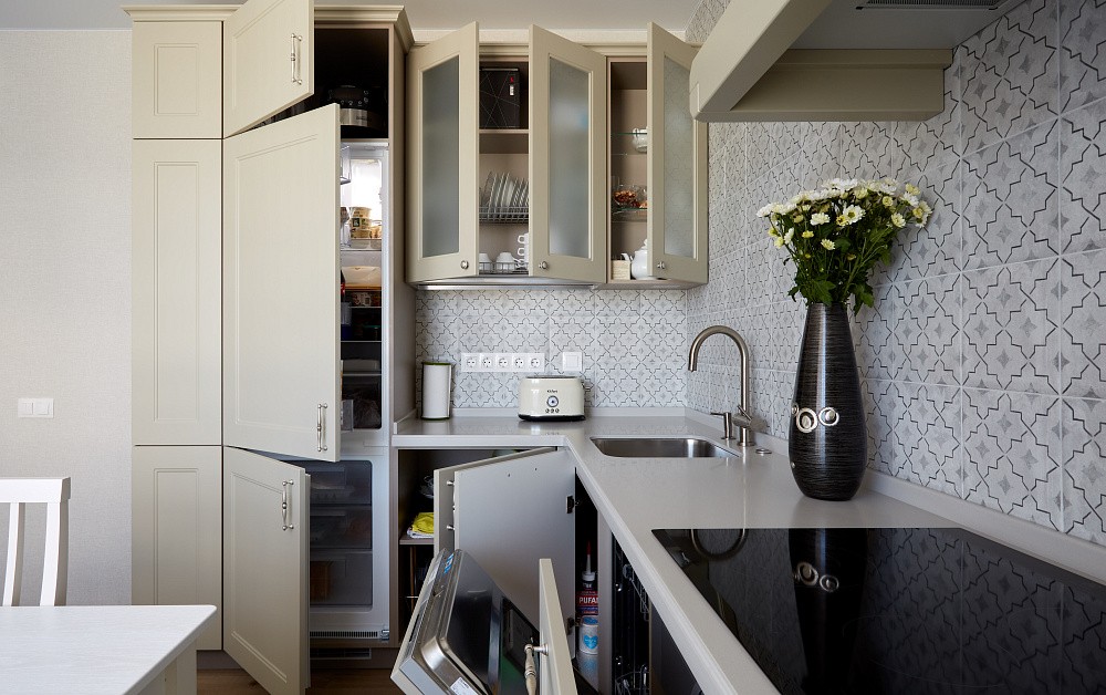 Кремовая кантри-кухня