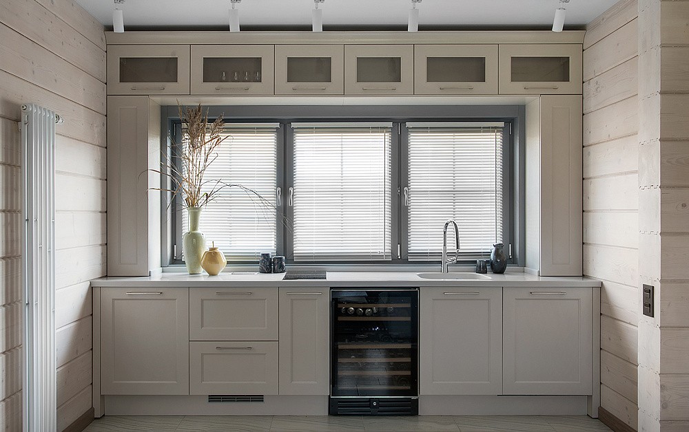 Кухня в кантри-стиле для загородного дома