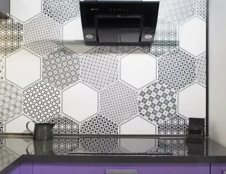 Фиолетовая кухня в Чите