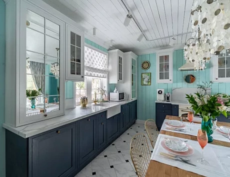 Синяя кухня в Казани