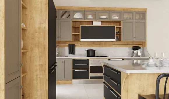 Серая кухня в Самаре