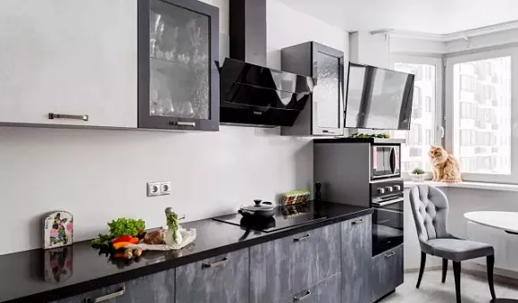 Серая кухня в Самаре