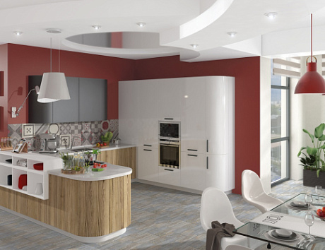 Белая кухня в Кирове