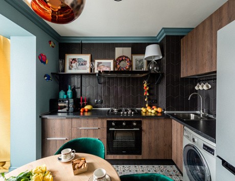 Коричневая кухня в Чите