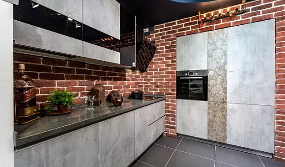 Серая кухня в Самаре