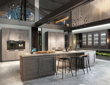 Коричневая кухня в Чите