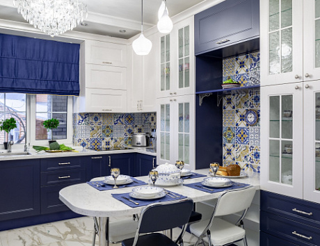 Синяя кухня в Казани