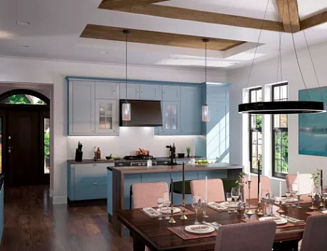 Синяя кухня