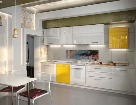 Белая кухня в Санкт-Петербурге