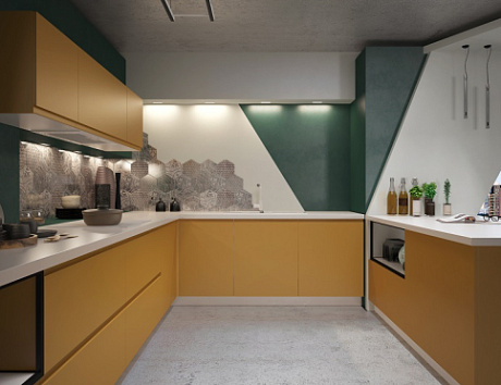 Желтая кухня в Южно-Сахалинске