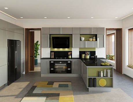 Кухня без ручек