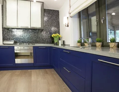 Синяя кухня в Казани