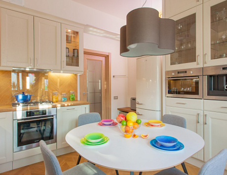 Бежевая кухня во Владивостоке