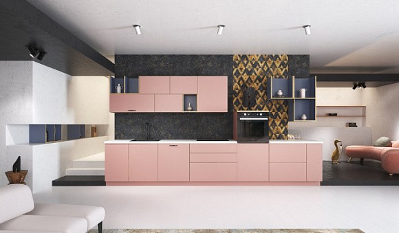 Светлая кухня в Санкт-Петербурге