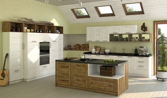 Бежевая кухня во Владивостоке