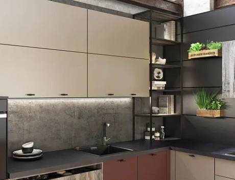 Красная кухня в Южно-Сахалинске