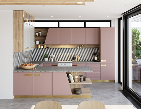 Светлая кухня в Воронеже