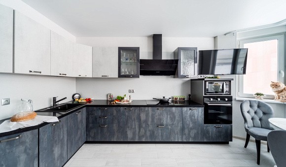 Серая кухня в Самаре