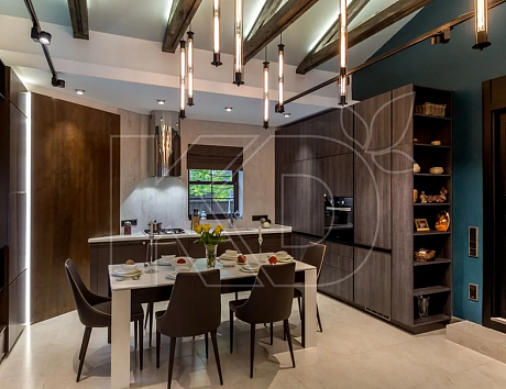 проект П-образной кухни