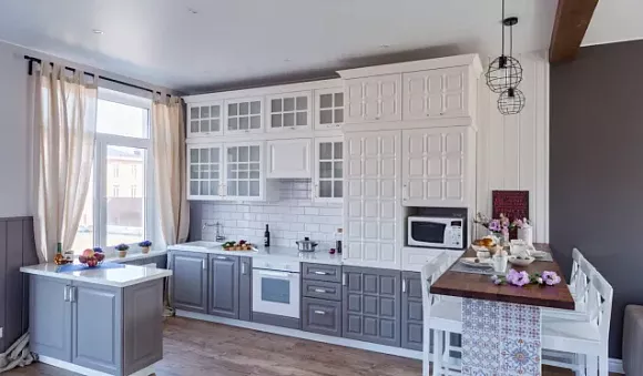 Серая кухня в Самаре