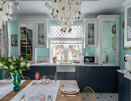 Синяя кухня в Казани