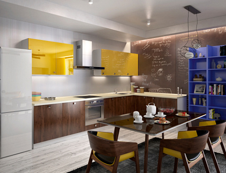 Желтая кухня в Воронеже
