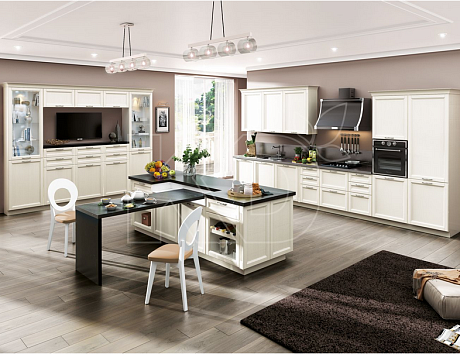 Дизайн классических угловых кухонь