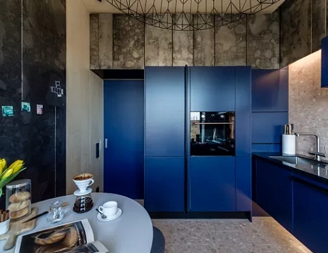 Синяя кухня в Наро-Фоминске