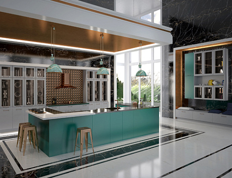 Темная кухня в Ростове-на-Дону