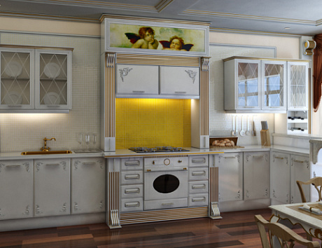 Серая кухня в Нижнем Новгороде