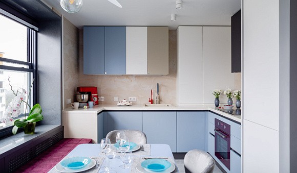 Кухня в светлых тонах