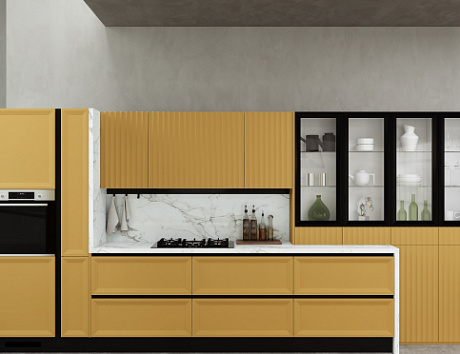 Дизайн кухни-столовой-гостиной