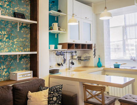 Бежевая кухня во Владикавказе