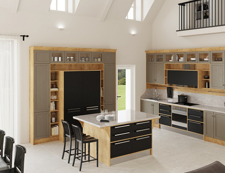 Коричневая кухня в Санкт-Петербурге