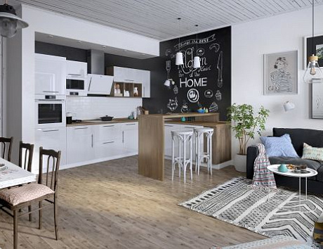 Рабочий треугольник на кухне: комфорт в деталях