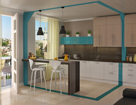 Белая кухня в Наро-Фоминске