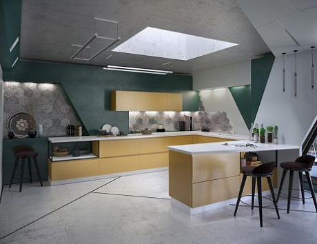 Кухня без ручек