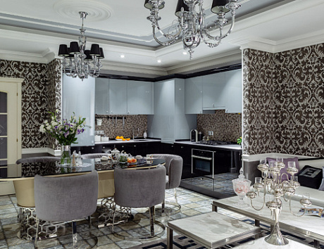 Бежевая кухня во Владикавказе