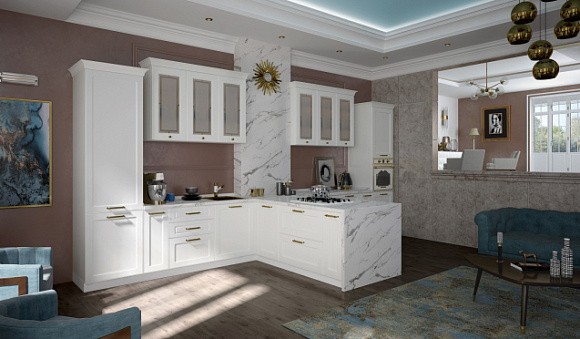 Популярная форма кухонь в 2022 году