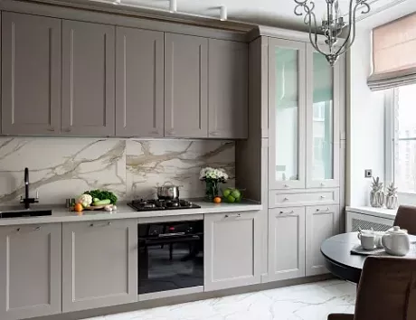 Коричневая кухня в Воронеже