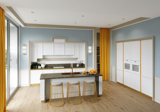 Итальянский дизайн кухни, немецкий дизайн кухни